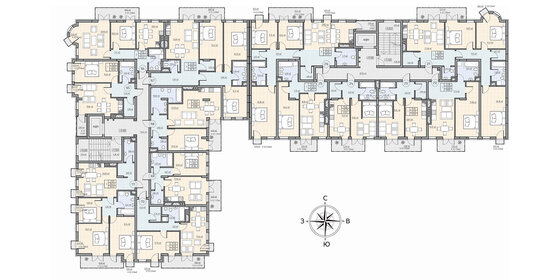 86,5 м², 3-комнатная квартира 15 276 274 ₽ - изображение 30