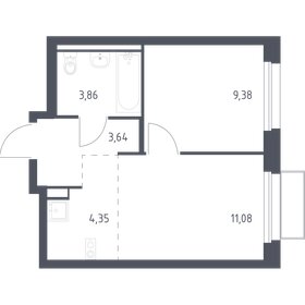 32,3 м², 1-комнатная квартира 7 784 582 ₽ - изображение 70