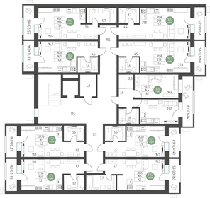 35,5 м², квартира-студия 5 147 540 ₽ - изображение 33