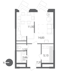 Купить квартиру с раздельным санузлом в ЖК Landrin Loft в Санкт-Петербурге и ЛО - изображение 53