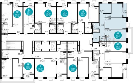 75,6 м², 3-комнатная квартира 11 750 000 ₽ - изображение 83