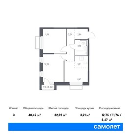 74,1 м², 3-комнатная квартира 13 800 000 ₽ - изображение 161