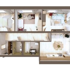 Квартира 88 м², 3-комнатная - изображение 3