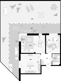 221,8 м², 3-комнатная квартира 32 183 180 ₽ - изображение 16