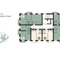 Квартира 98,3 м², 2-комнатная - изображение 3