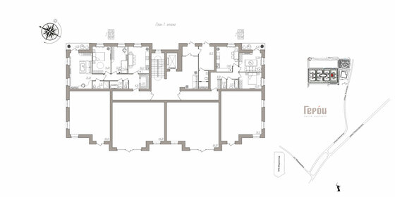 55,4 м², 2-комнатная квартира 7 084 800 ₽ - изображение 29