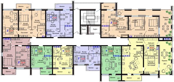 87,7 м², 2-комнатная квартира 23 200 000 ₽ - изображение 59