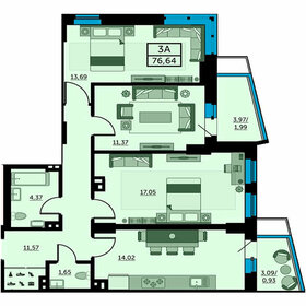 77,3 м², 3-комнатная квартира 9 899 520 ₽ - изображение 34