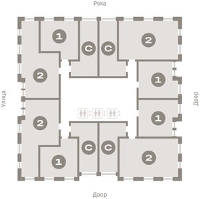 71,6 м², 2-комнатная квартира 8 560 000 ₽ - изображение 2