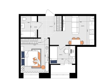 Квартира 47,1 м², 2-комнатная - изображение 3