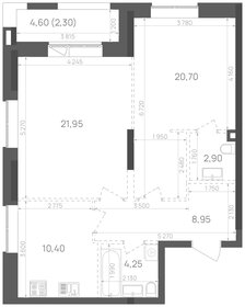 12 м², квартира-студия 2 450 000 ₽ - изображение 130