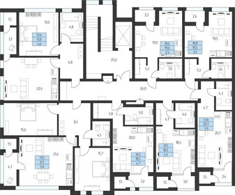 69,7 м², 2-комнатная квартира 18 099 500 ₽ - изображение 18