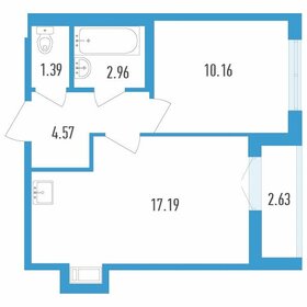 Квартира 37,6 м², 1-комнатная - изображение 1