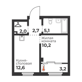 34,2 м², квартира-студия 3 990 000 ₽ - изображение 36