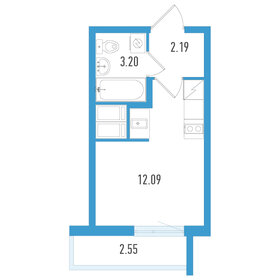 26,7 м², квартира-студия 6 097 520 ₽ - изображение 28