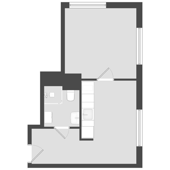 30,2 м², 1-комнатные апартаменты 7 391 180 ₽ - изображение 1
