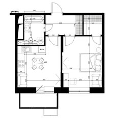 Квартира 47,8 м², 1-комнатная - изображение 2