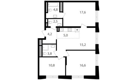 80,5 м², 4-комнатная квартира 26 404 000 ₽ - изображение 24