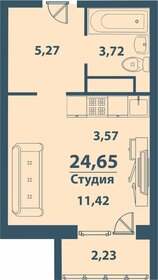 22,2 м², квартира-студия 2 680 000 ₽ - изображение 95