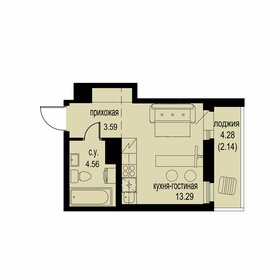 24,2 м², квартира-студия 3 757 888 ₽ - изображение 14
