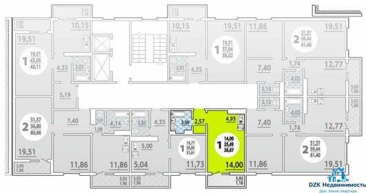 17,1 м², квартира-студия 1 150 000 ₽ - изображение 103