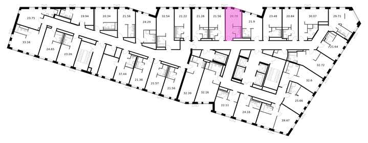 20,8 м², апартаменты-студия 5 469 539 ₽ - изображение 19