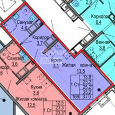 Квартира 25,2 м², студия - изображение 2