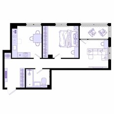 Квартира 56,1 м², 2-комнатная - изображение 3