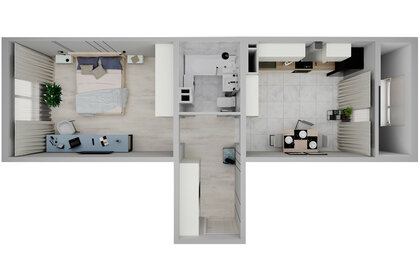 Квартира 41,8 м², 1-комнатная - изображение 1