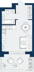 Квартира 31 м², студия - изображение 1