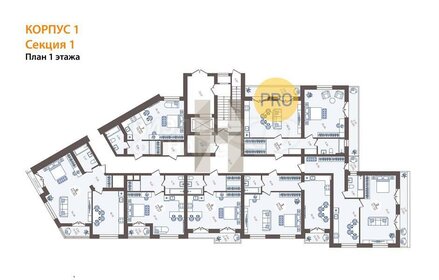 Квартира 73,5 м², 1-комнатные - изображение 4