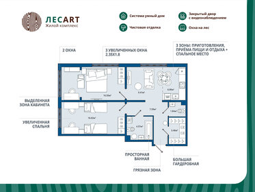 Квартира 65,4 м², 2-комнатная - изображение 1