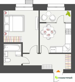 Квартира 38,2 м², 1-комнатная - изображение 1