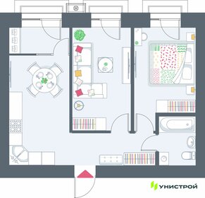 Квартира 52,7 м², 2-комнатная - изображение 1