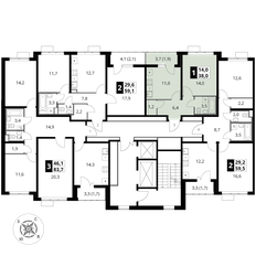 Квартира 38 м², 1-комнатная - изображение 3