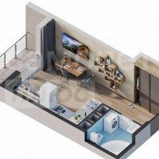 Квартира 22,5 м², студия - изображение 4