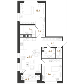 82 м², 2-комнатная квартира 27 549 244 ₽ - изображение 16