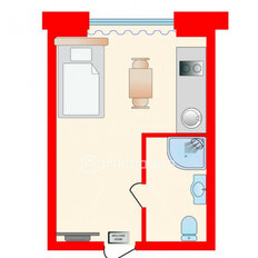 Квартира 14 м², студия - изображение 2