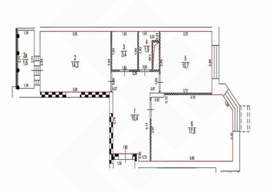 57,9 м², 2-комнатная квартира 5 900 000 ₽ - изображение 66