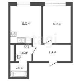 Квартира 39 м², 1-комнатная - изображение 1