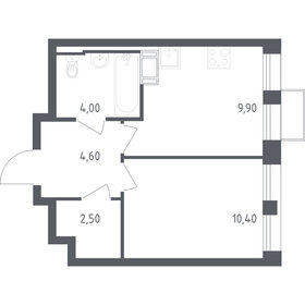 Квартира 31,4 м², 1-комнатная - изображение 1