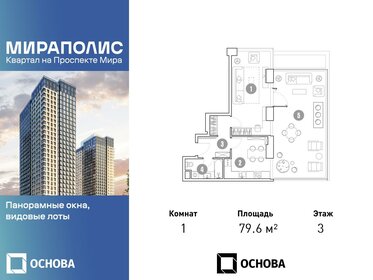 91,7 м², 1-комнатные апартаменты 25 355 050 ₽ - изображение 21