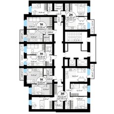 Квартира 83,3 м², 3-комнатная - изображение 3