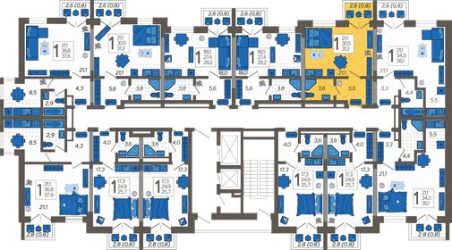 30,5 м², квартира-студия 10 467 600 ₽ - изображение 32