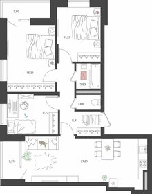 77,3 м², 4-комнатная квартира 6 350 000 ₽ - изображение 19