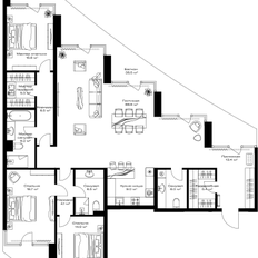 Квартира 194,1 м², 3-комнатная - изображение 2