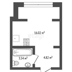 Квартира 24,4 м², студия - изображение 5