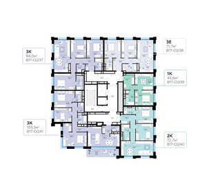 45,4 м², 1-комнатная квартира 22 636 440 ₽ - изображение 21