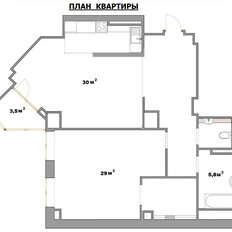 Квартира 83,1 м², 2-комнатная - изображение 3