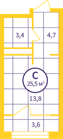 23,5 м², квартира-студия 2 990 000 ₽ - изображение 50